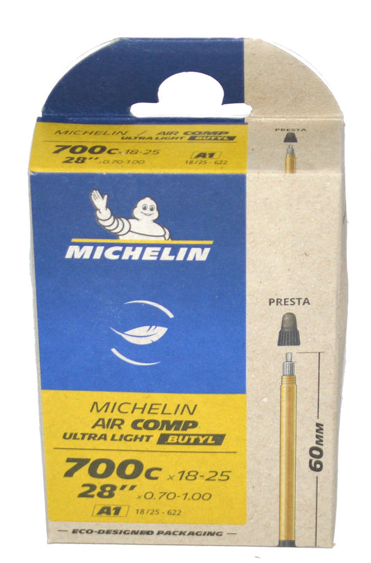Chambre à air MICHELIN 700X 18-25C (18/25-622) AIR COMP ULTRALIGHT A1