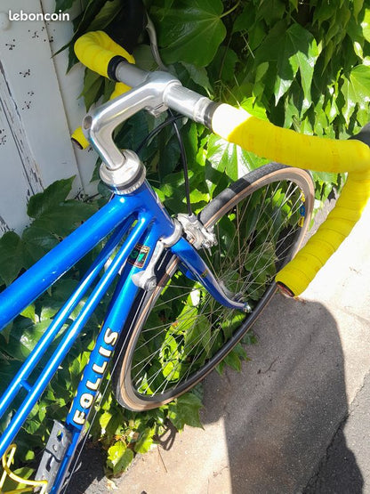 Vélo Tandem Artisanal Route FOLLIS Restauré T52, Reynolds 531