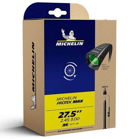 Michelin Protek Max B6 Chambre À Air 27.5x2.45-3.00" 48mm Noir