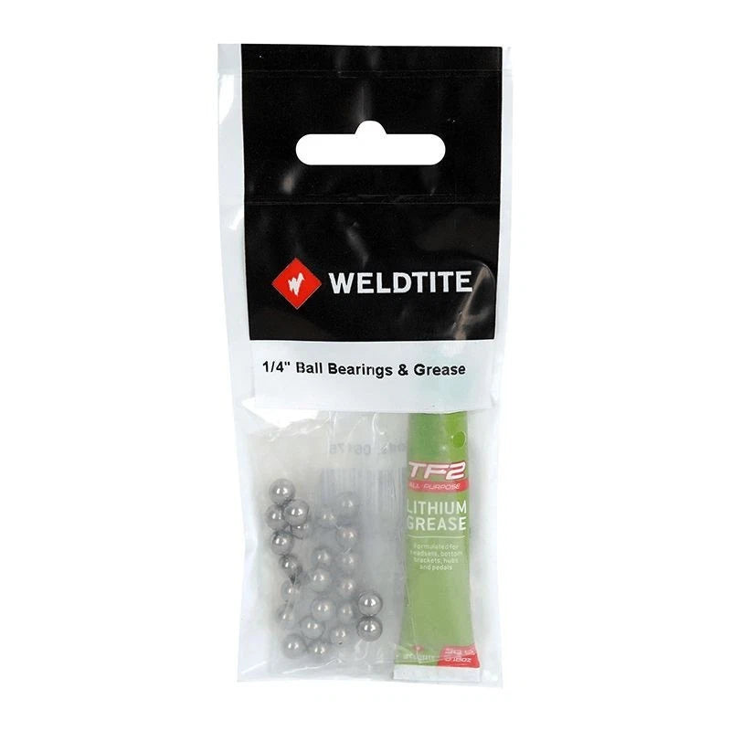 Billes Vélo 6,350 (1/4") Weldtite Avec Graisse (24 billes)