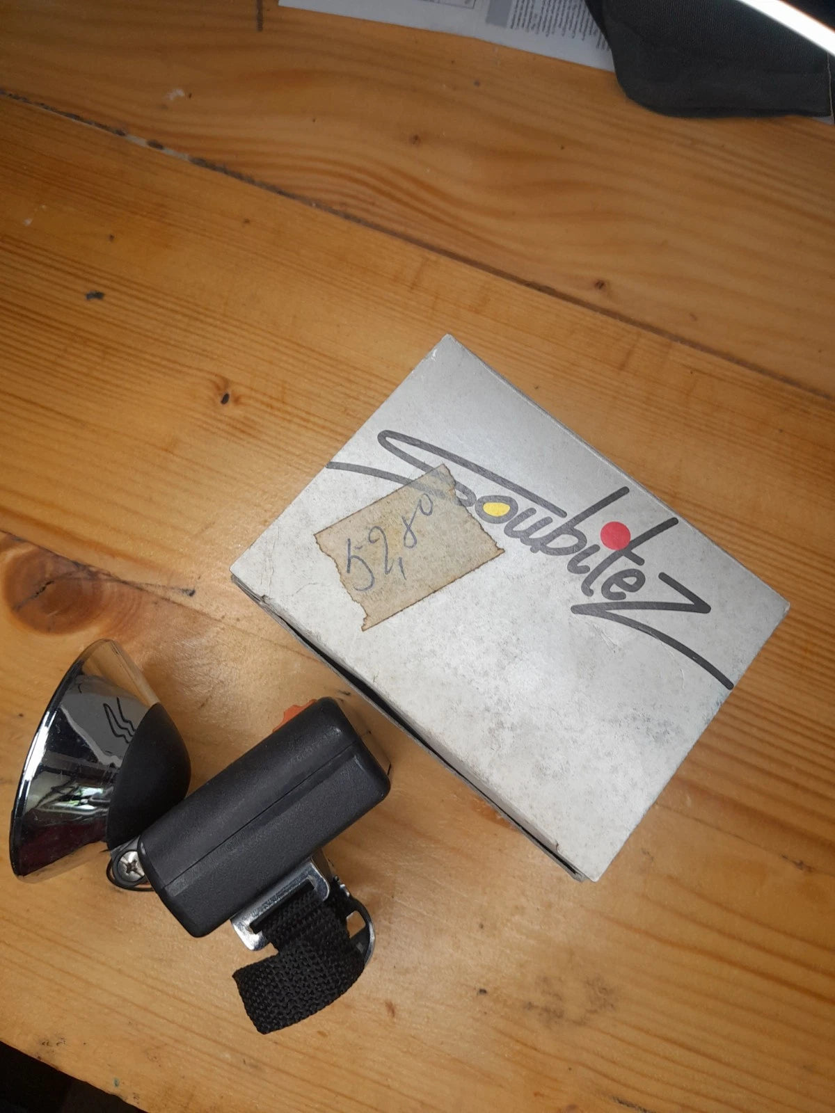 " NOS " ancien / Soubitez Phare vélo vintage